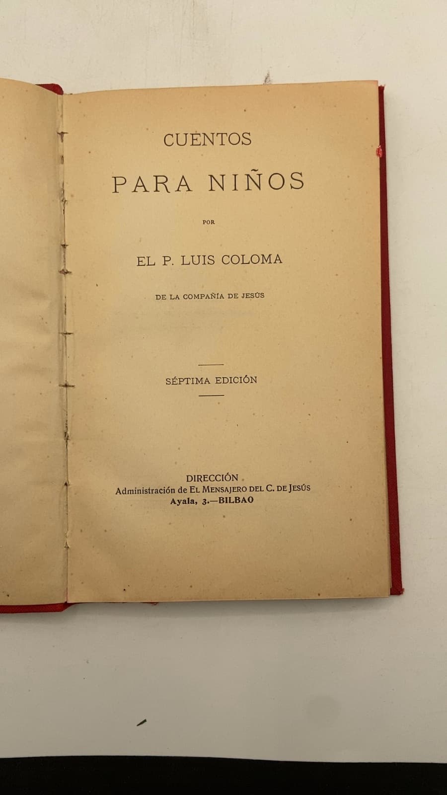 Cuentos Para Niños by EL P. Luis Coloma - title page