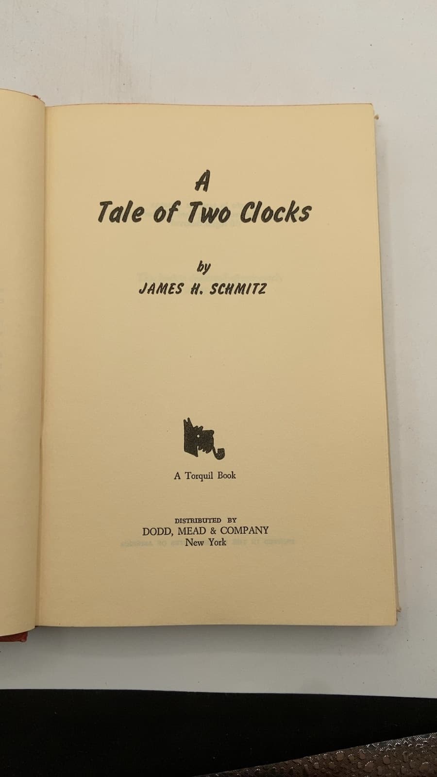 A Tale of Two Clocks by James H. Schmitz - title page