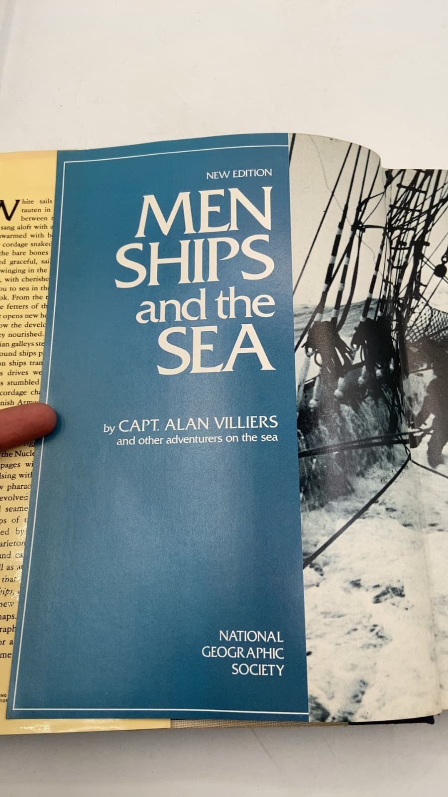 Men Ships and the Sea by Capt. Alan Villiers - title page