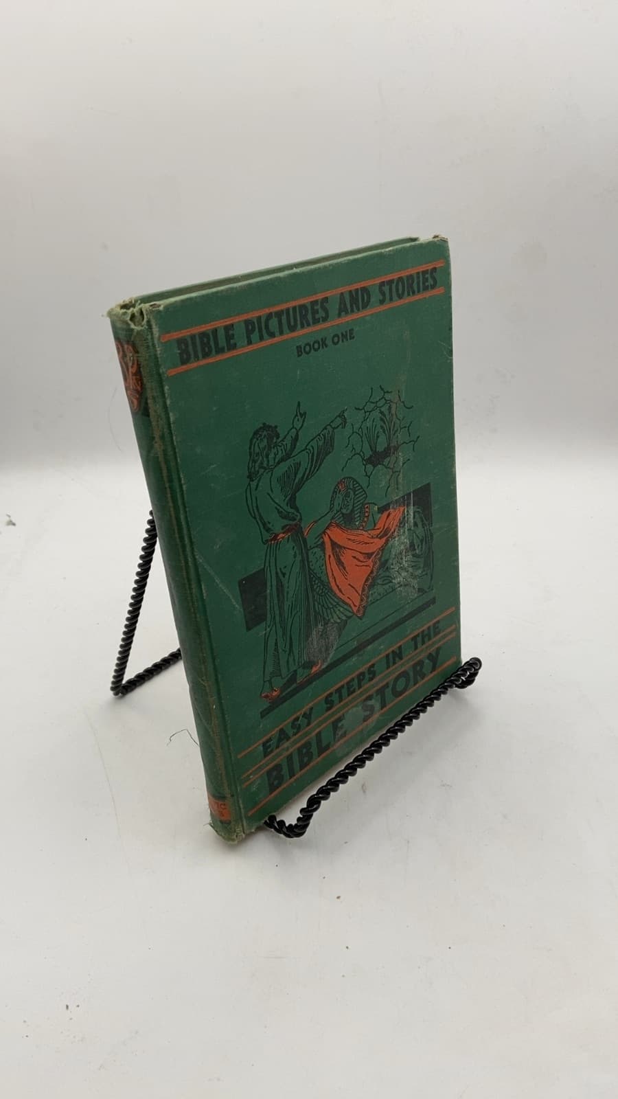 Easy Steps in the Bible Story: From Creation to Joseph by Mrs. Adelaide Bee Evans - front cover