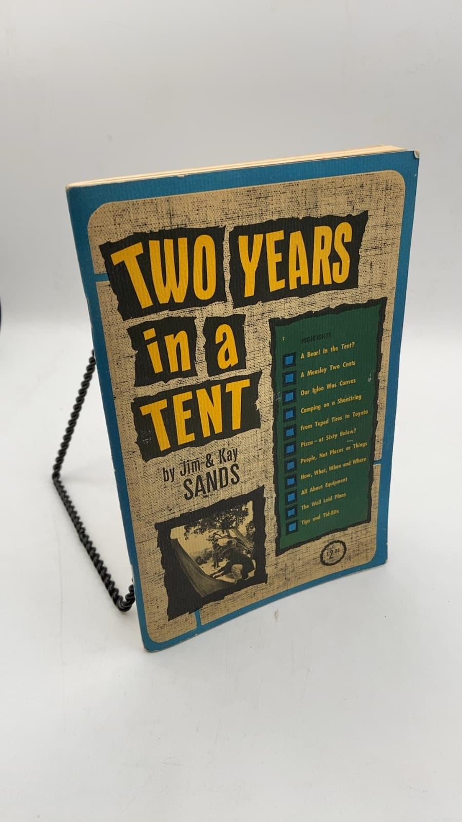 Two Years in a Tent by Jim & Kay Sands - front cover