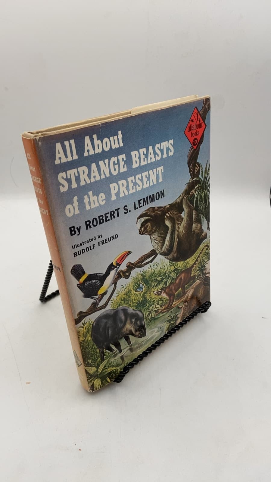 All About Strange Beasts of the Present by Robert S. Lemmon - front cover