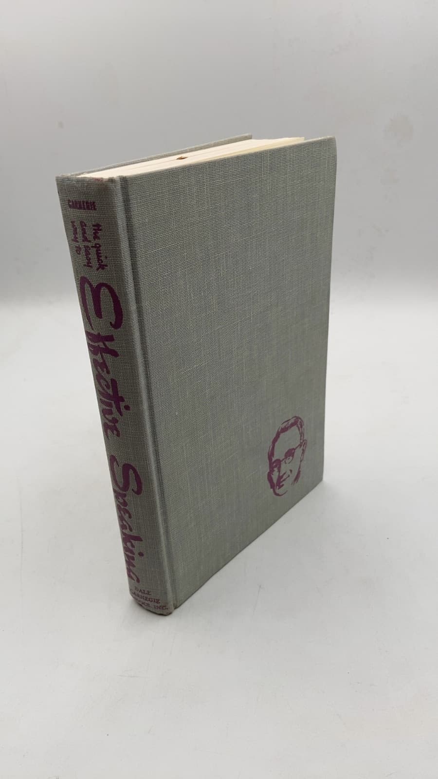 Effective Speaking by Dale Carnegie - front cover