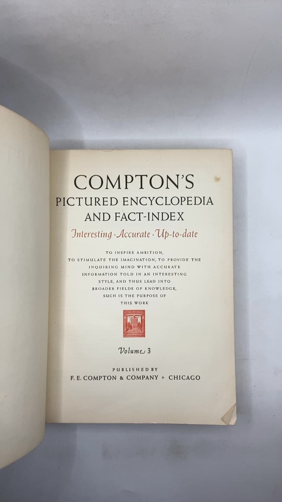 Compton's Pictured Encyclopedia and Fact-Index - title page