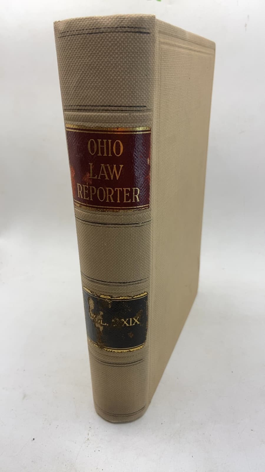 THE Ohio LAW Reporter - front cover