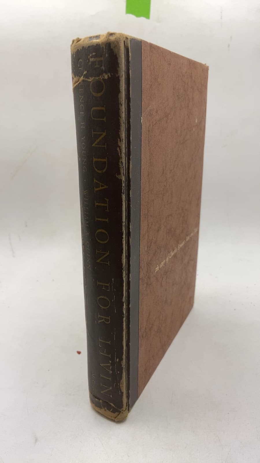 Foundation for Living: The Story of Charles Stewart Mott and Flint by Clarence H. Young & William A. Quinn - front cover