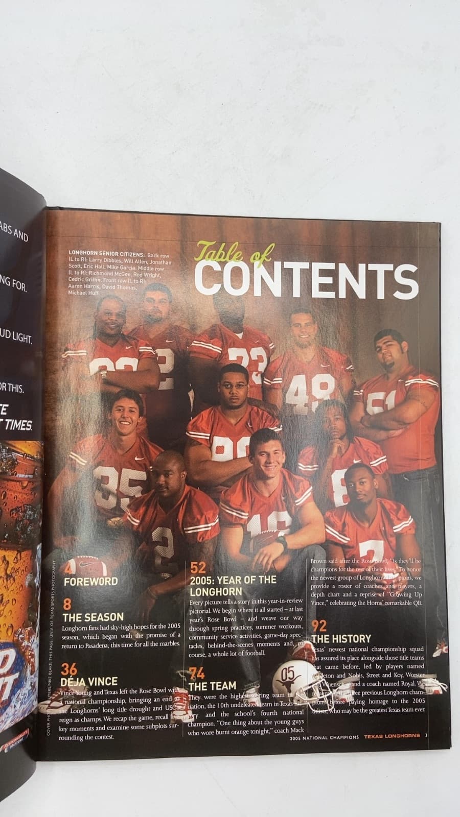 Texas Longhorns 2005 National Champions - title page