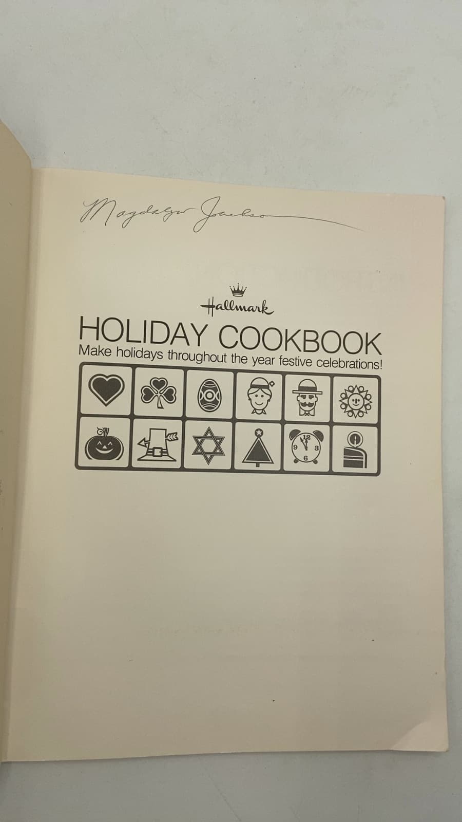 Holiday Cookbook by Sylvia Schur - title page