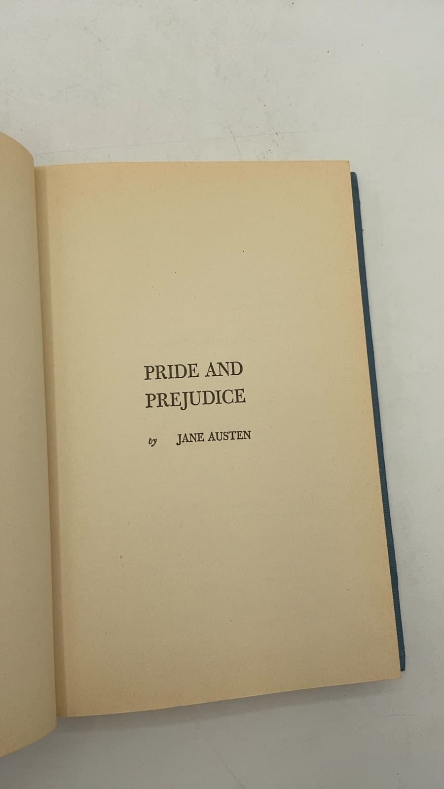 Pride AND Prejudice by Jane Austen - title page