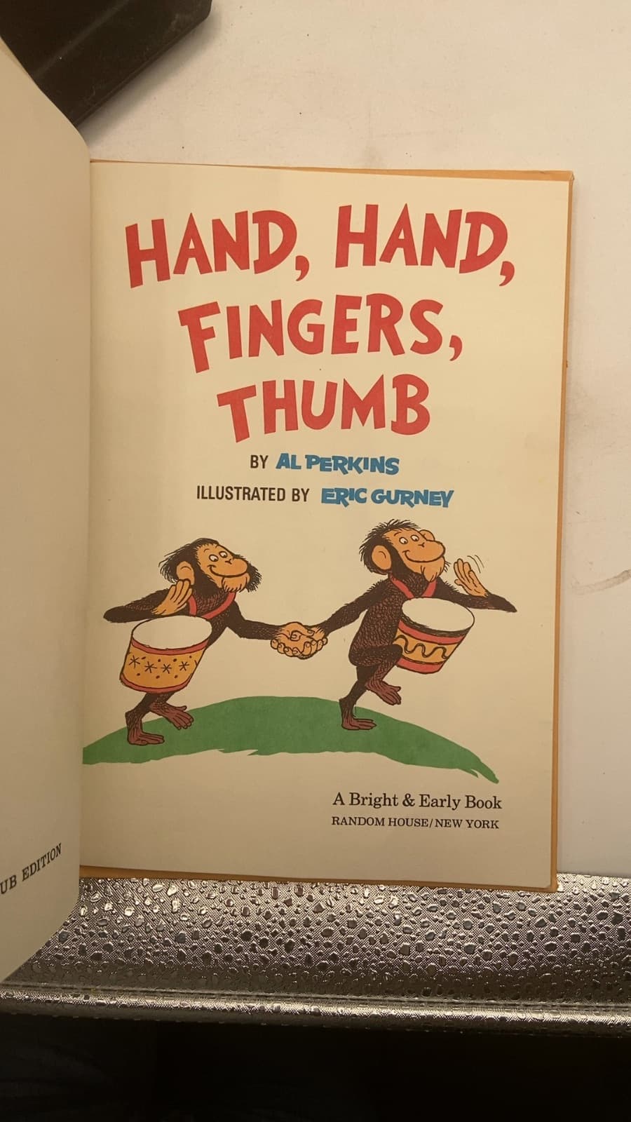 Hand, Hand, Fingers, Thumb by Al Perkins - title page