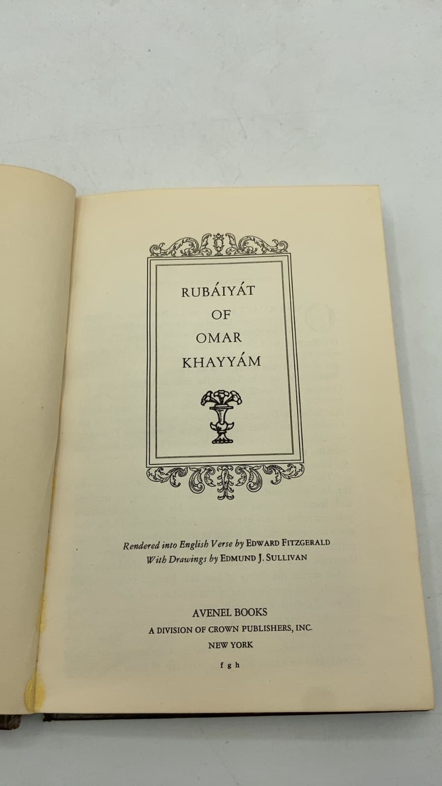 Rubáiyát of Omar Khayyám by Omar Khayyám - title page
