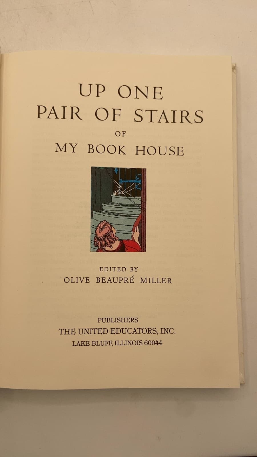 Up One Pair of Stairs of My Book House by Olive Beaupré Miller - title page