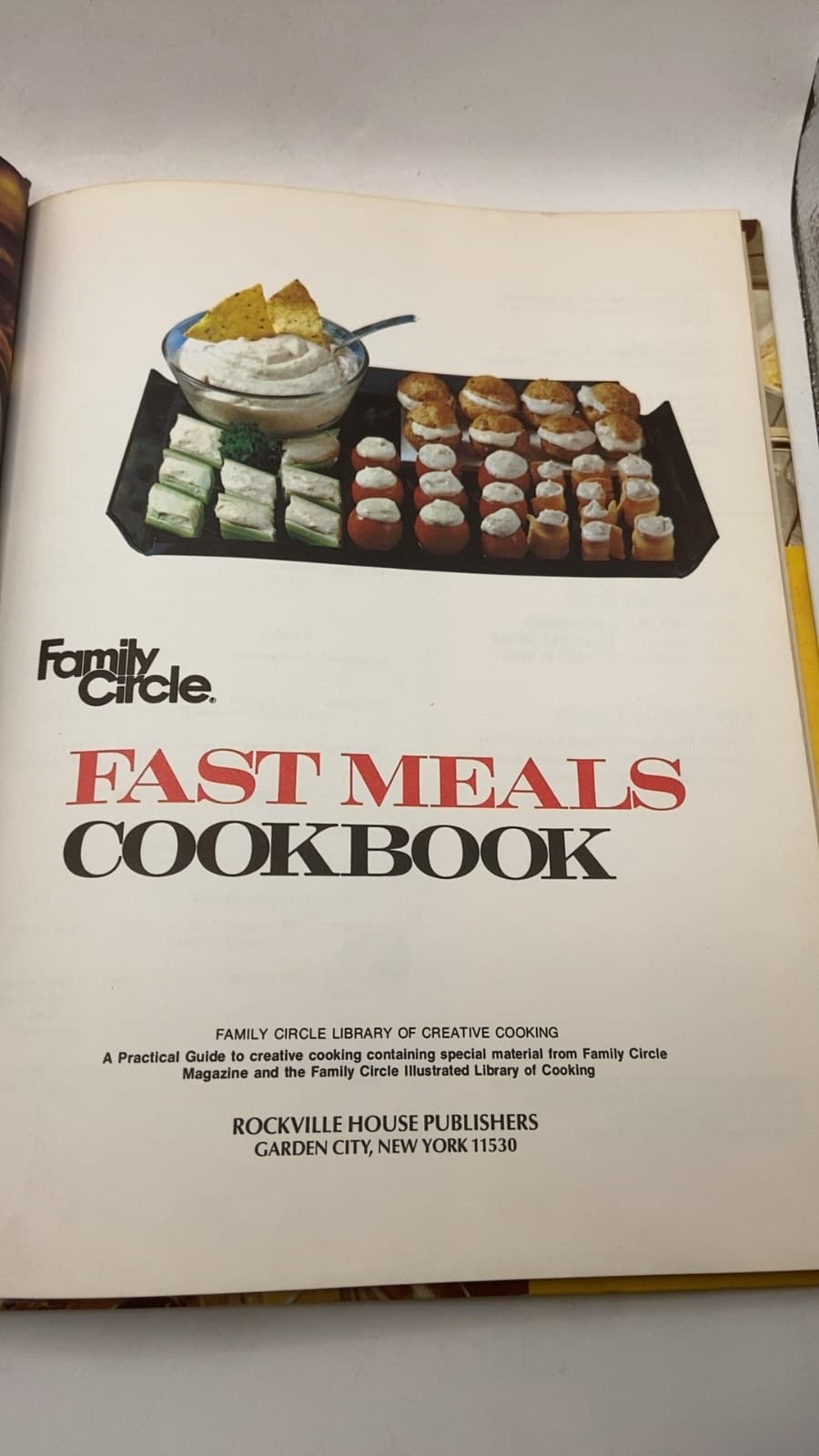 Fast Meals Cookbook - title page