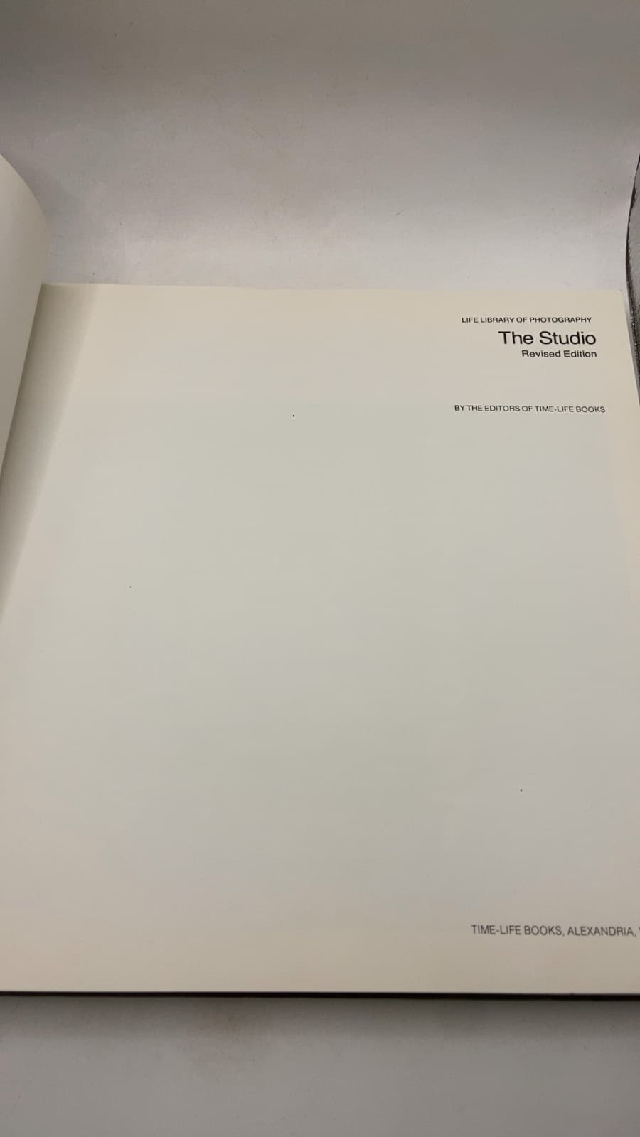 The Studio by By the Editors of Time-Life Books - title page
