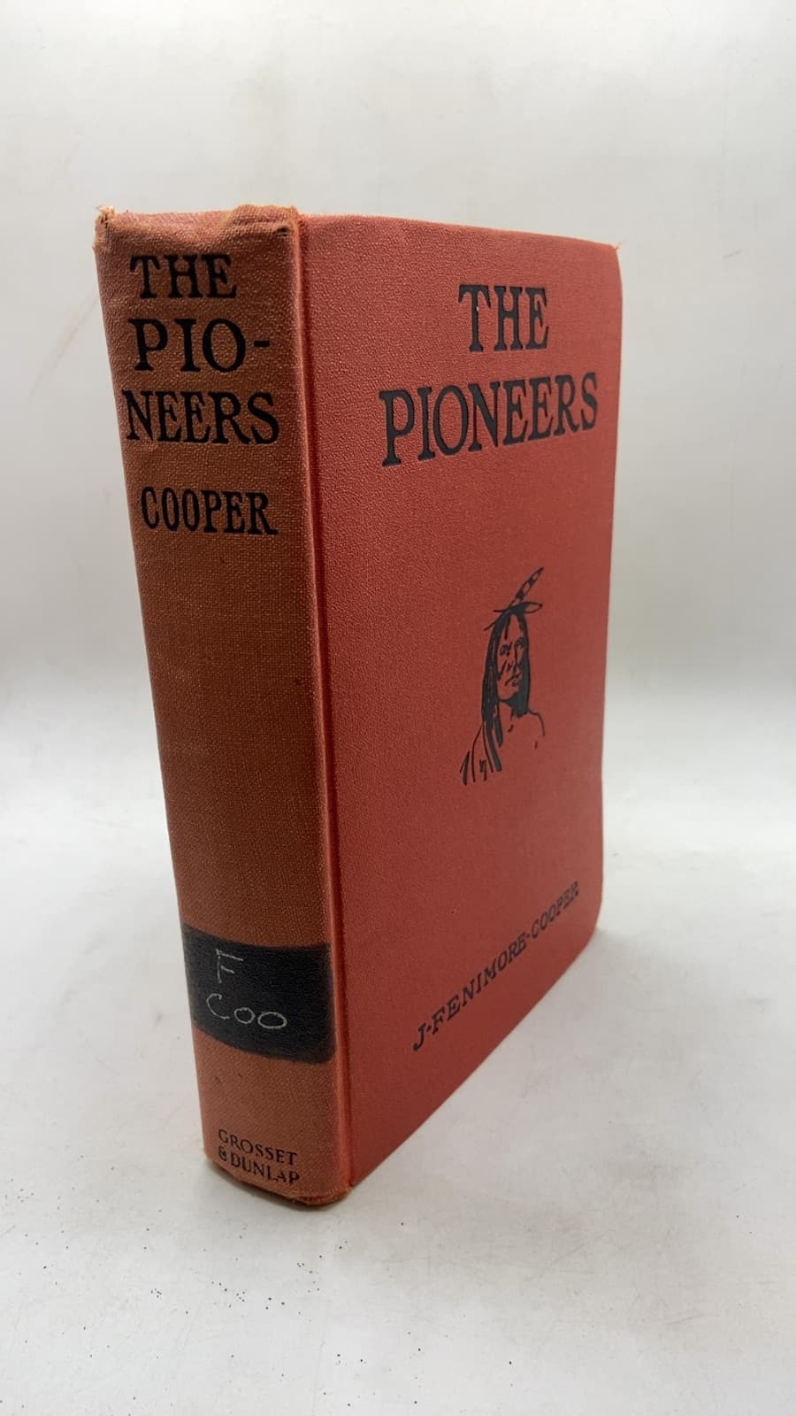 THE Pioneers by James Fenimore Cooper - front cover
