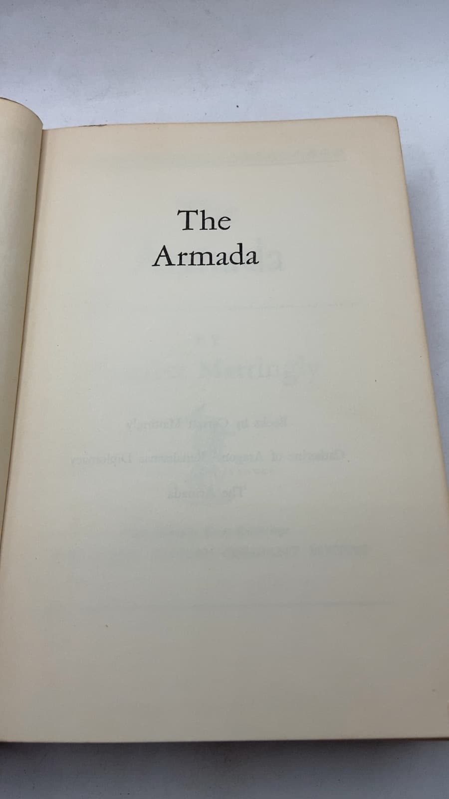 The Armada by Garrett Mattingly - title page
