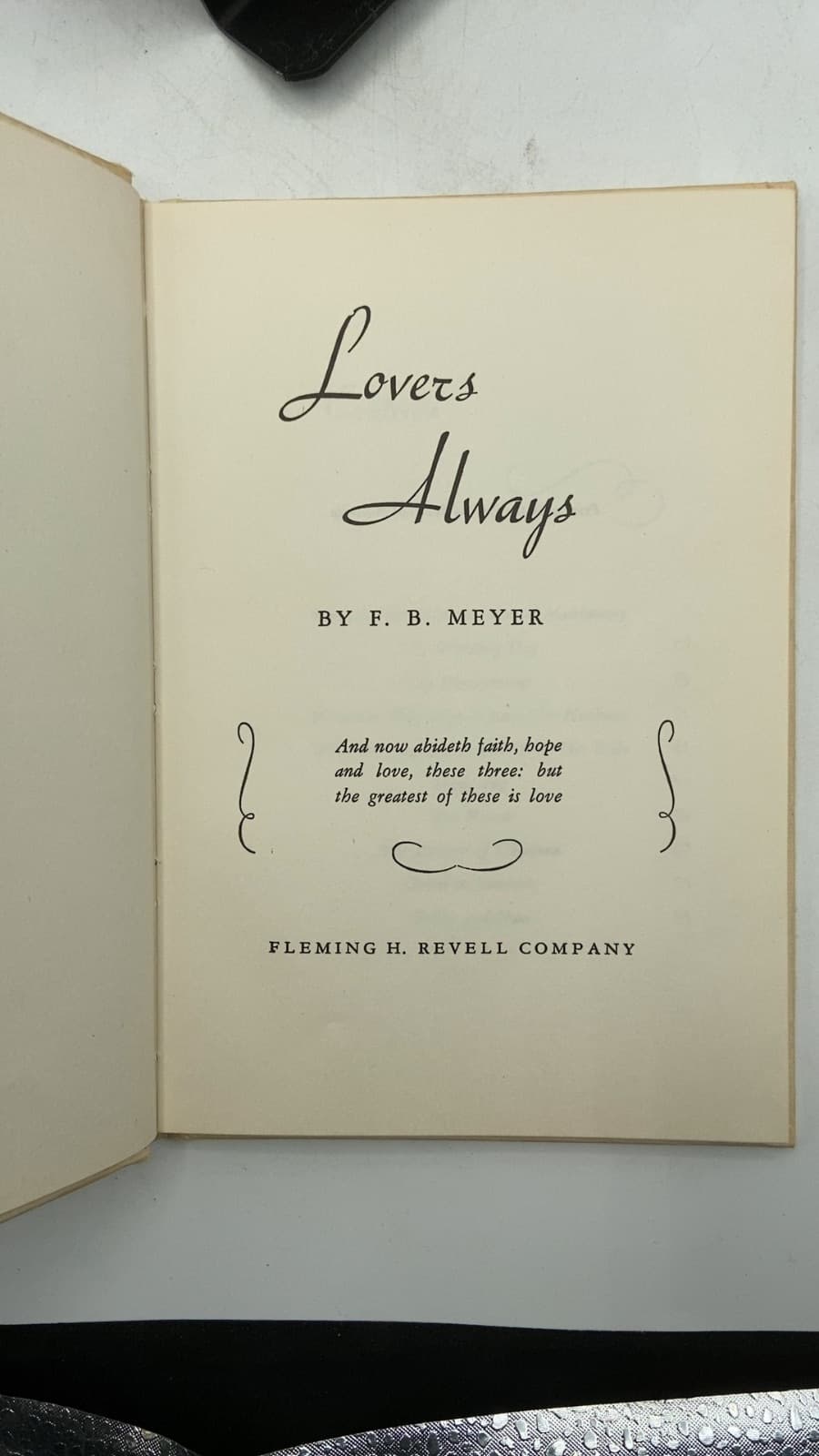 Lovers Always by F. B. Meyer - title page