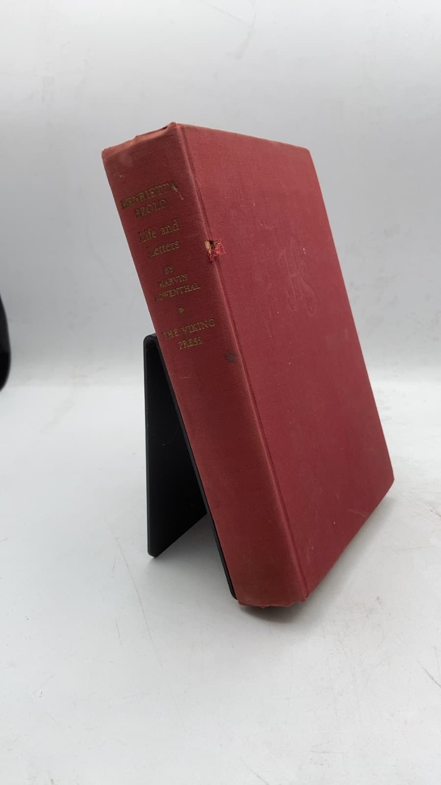 Henrietta Szold: Life and Letters by Marvin Lowenthal - front cover