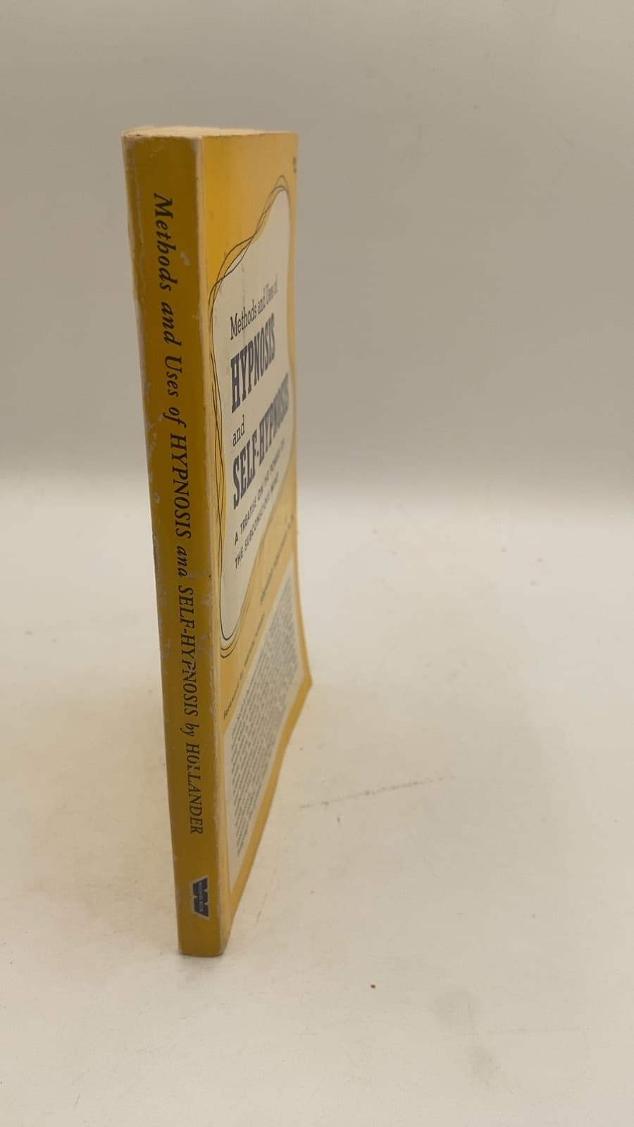 Methods and Uses of Hypnosis & Self-Hypnosis by Bernard Hollander - front cover