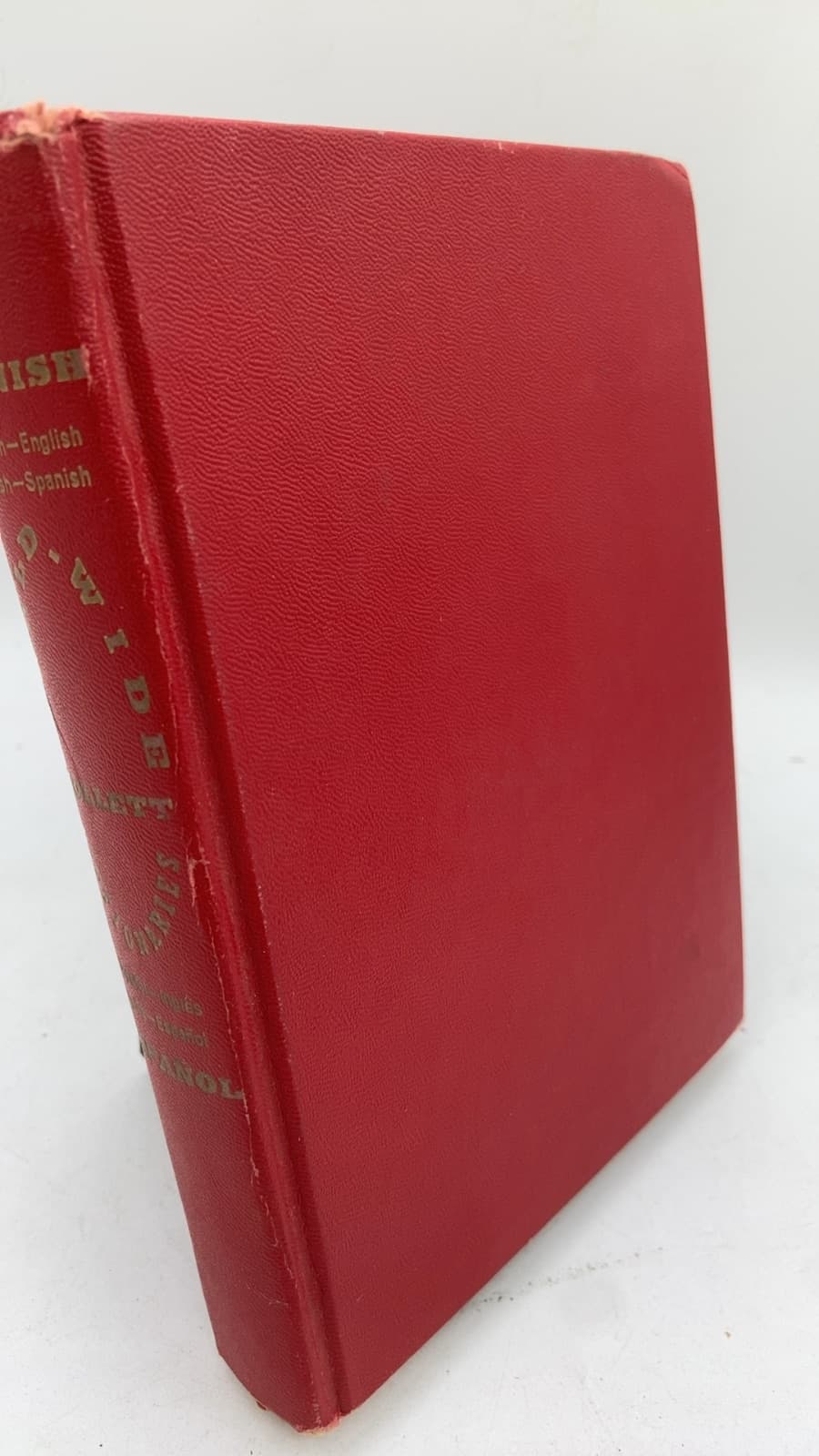 Spanish: Spanish-English English-Spanish by Ida Navarro Hinojosa - front cover