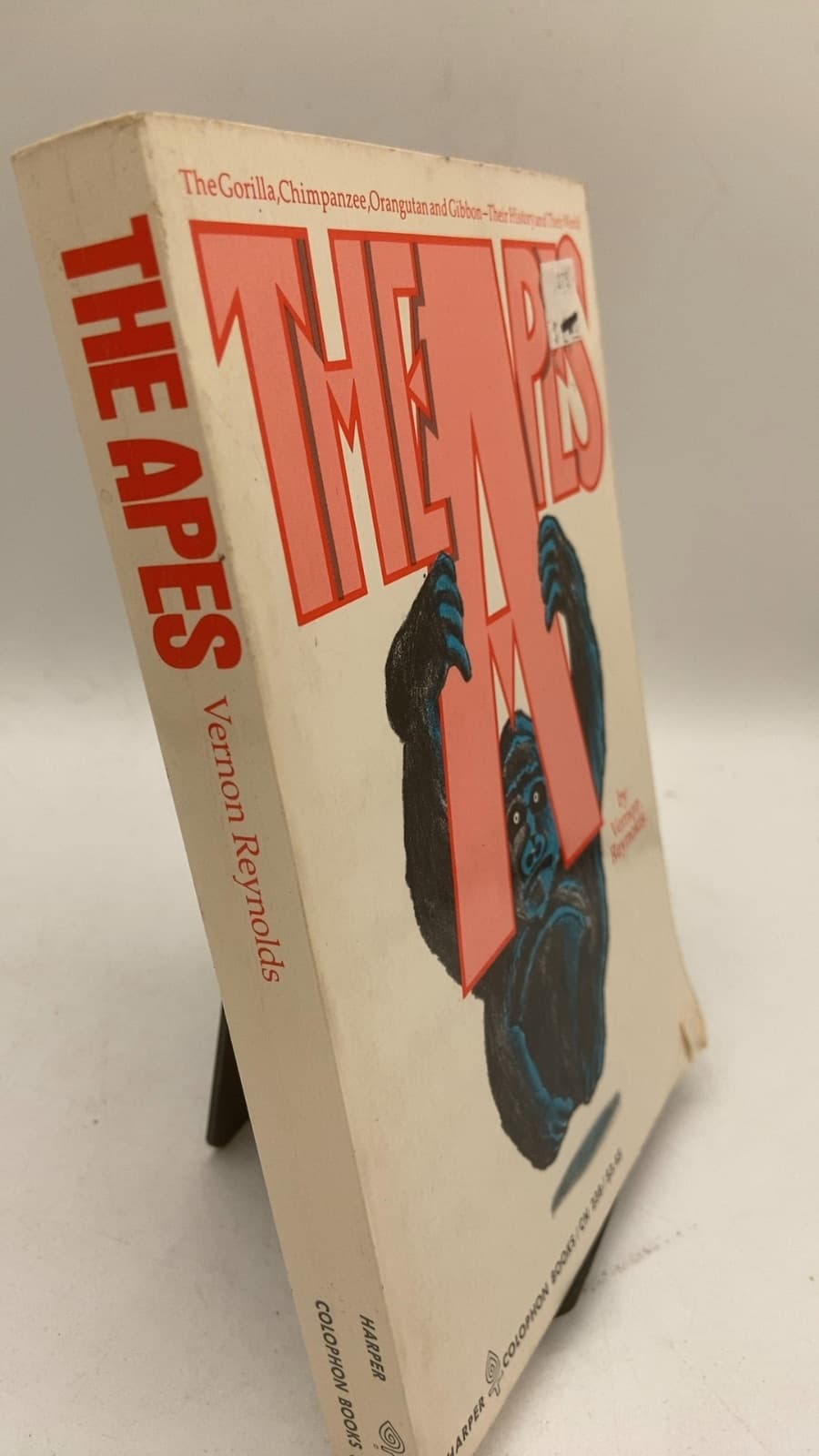 The Apes: The Gorilla, Chimpanzee, Orangutan, and Gibbon—Their History and Their World by Vernon Reynolds - front cover
