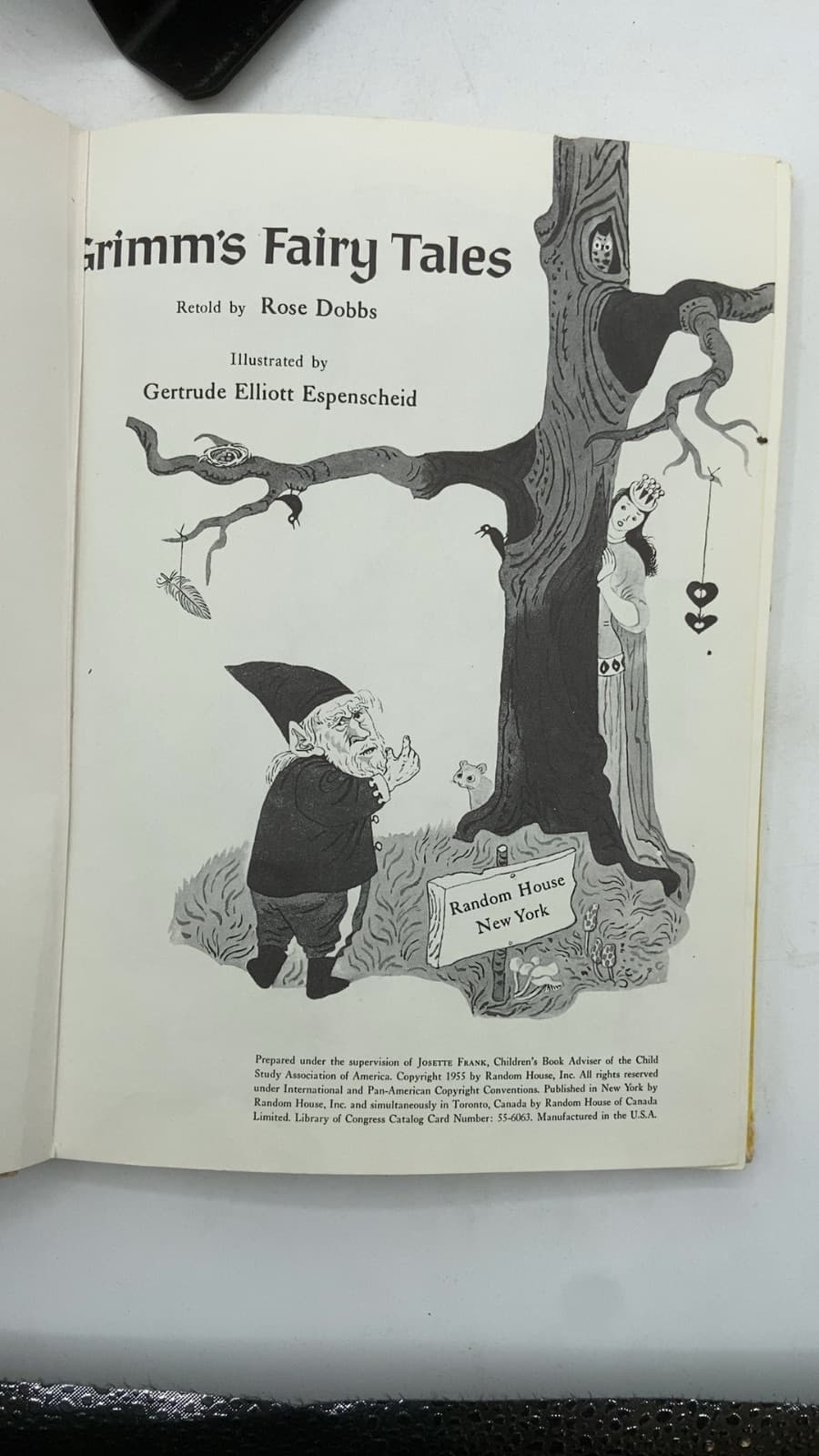 Grimm's Fairy Tales by Rose Dobbs - title page