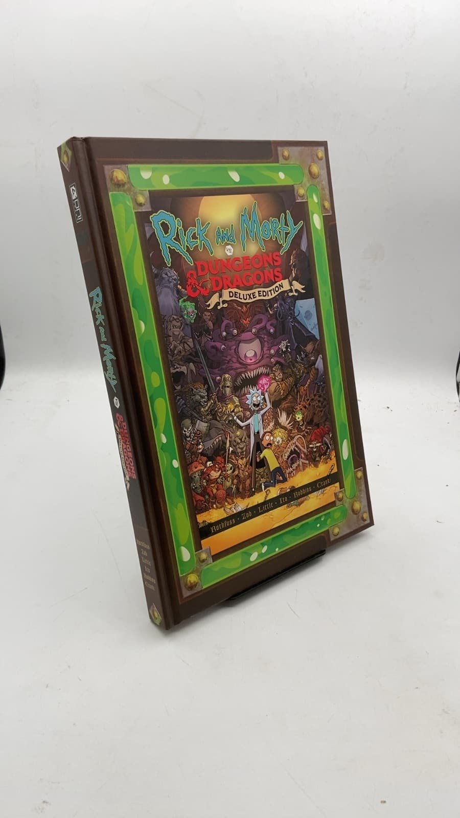 Rick and Morty vs. Dungeons & Dragons Deluxe Edition by Patrick Rothfuss, Jim Zub - front cover
