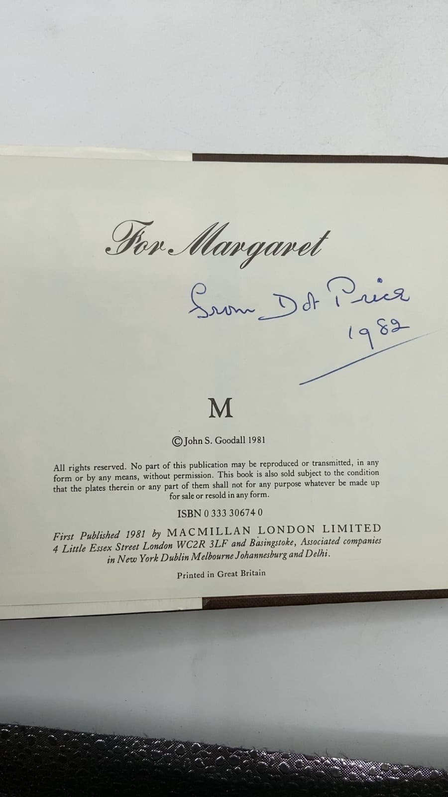 Before the War: 1908-1939 by John Strickland Goodall - title page