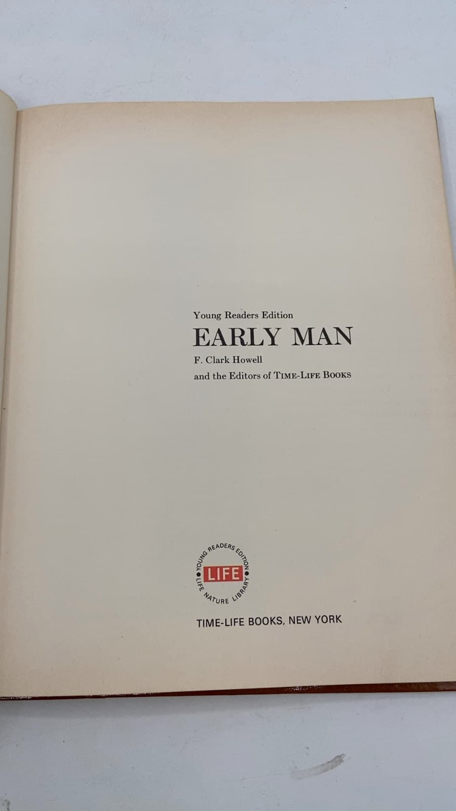 Early MAN by F. Clark Howell - title page