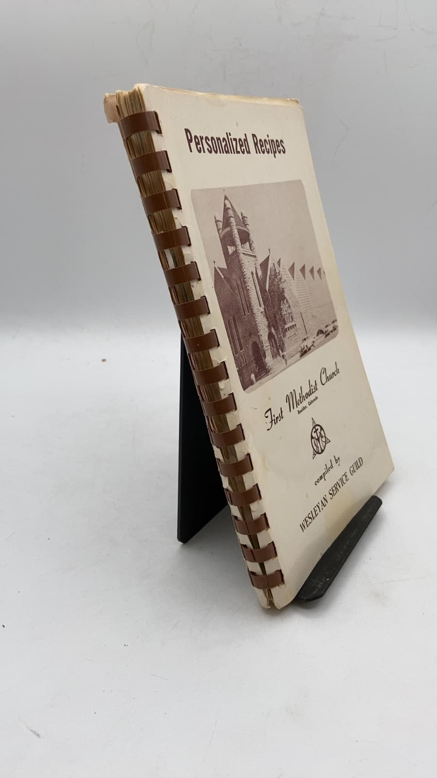 Personalized Recipes by compiled by Wesleyan Service Guild - front cover