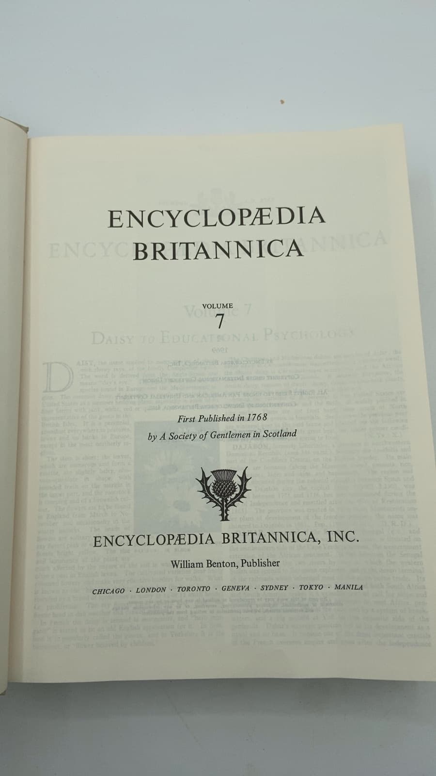 Encyclopædia Britannica by A Society of Gentlemen in Scotland - title page