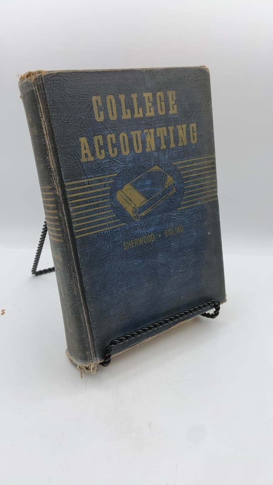 College Accounting by J. F. Sherwood, C. P. A. and Clem Boling - front cover