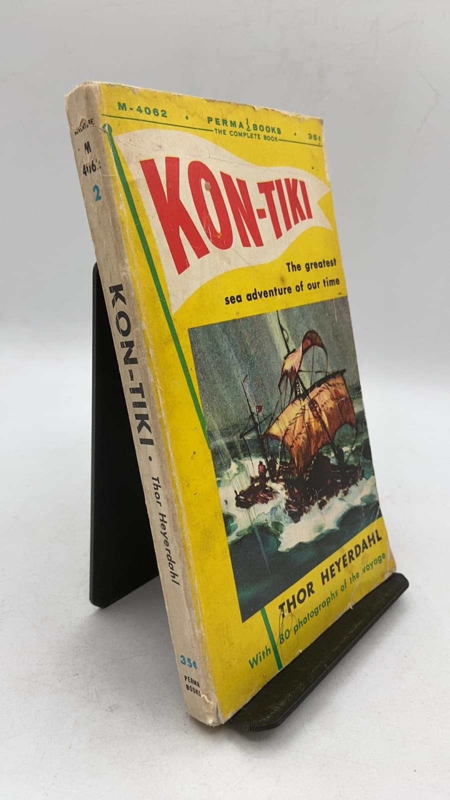 Kon-Tiki: Across the Pacific by Raft by Thor Heyerdahl - front cover
