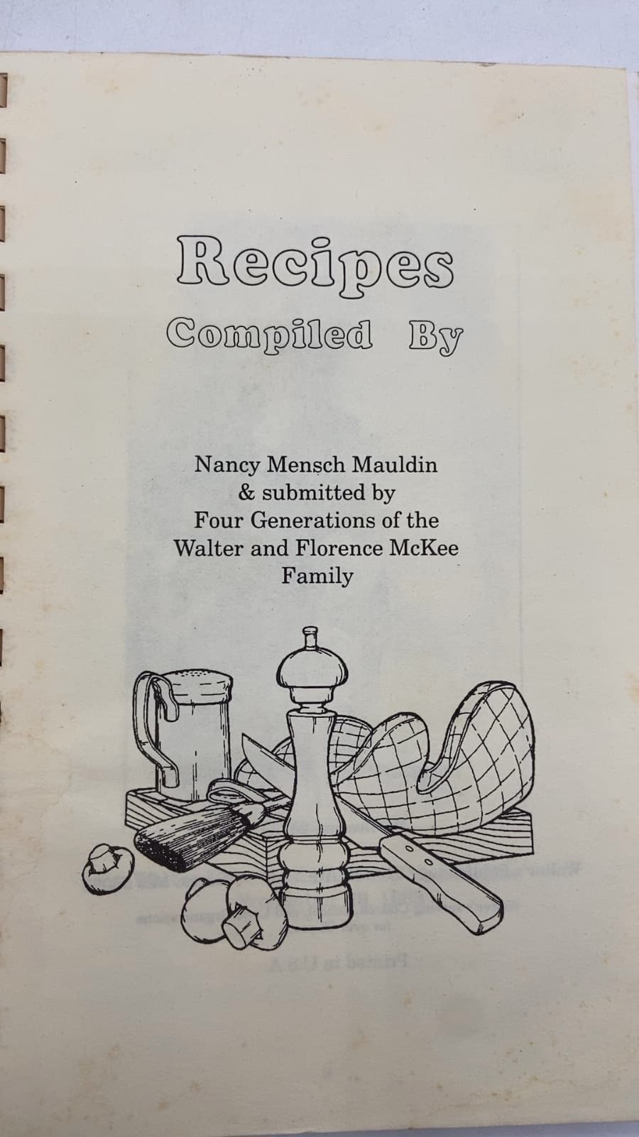 McKee Family Favorites 1999 by Nancy Mensch Mauldin - title page