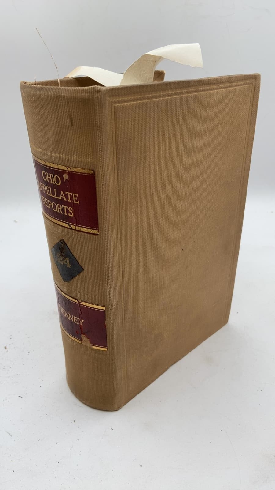 Vol 24. Reports of Cases Argued and Determined in the Courts of Appeals of Ohio by J. L. W. Henney - front cover