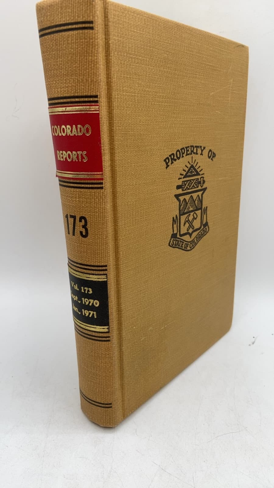 vol 173 Cases Argued and Determined in the Supreme Court of the State of Colorado by Irving M. Mehler, Leo H. Smith - front cover
