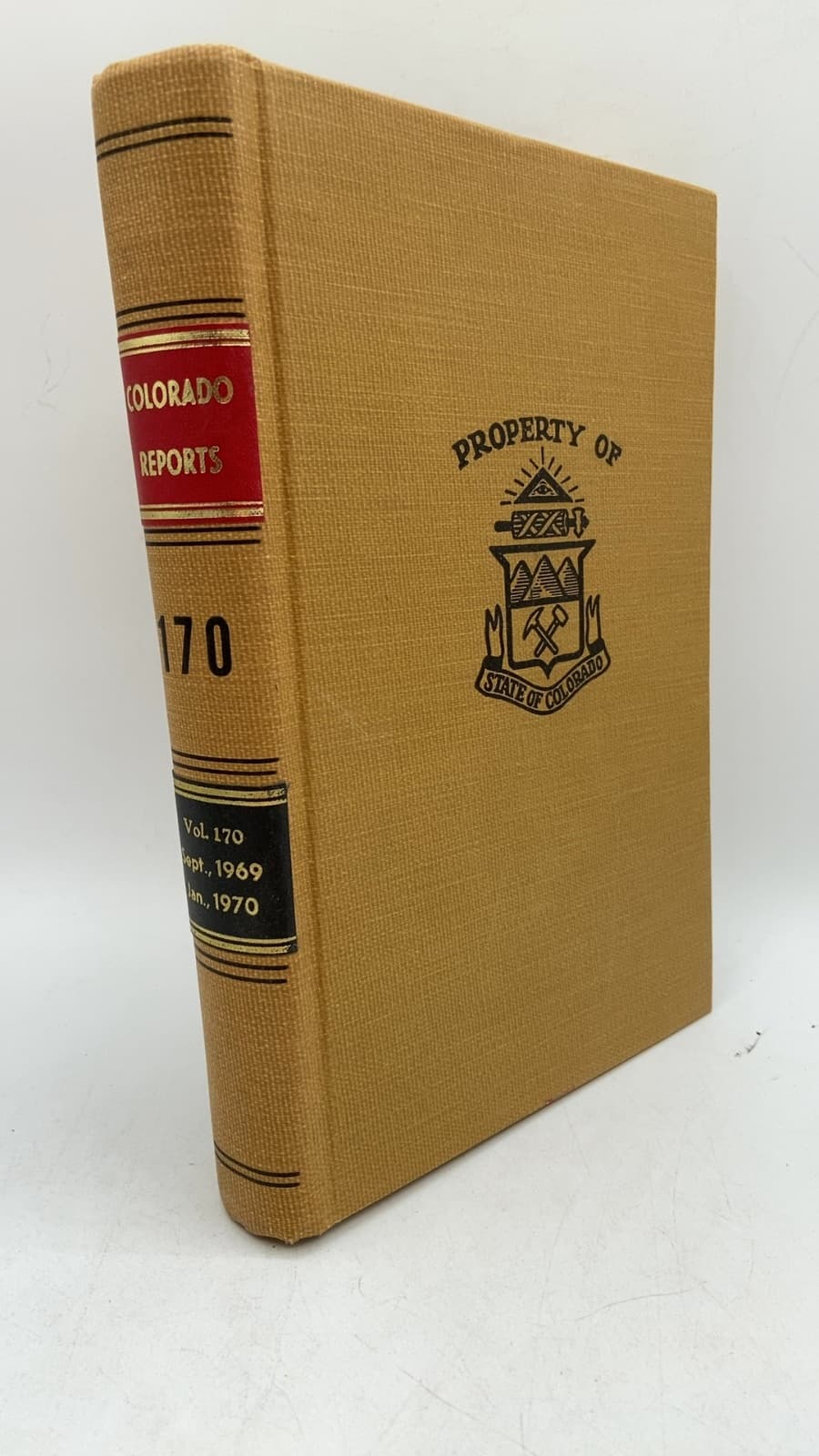 Vol 170 Cases Argued and Determined in the Supreme Court of the State of Colorado by Irving M. Mehler - front cover