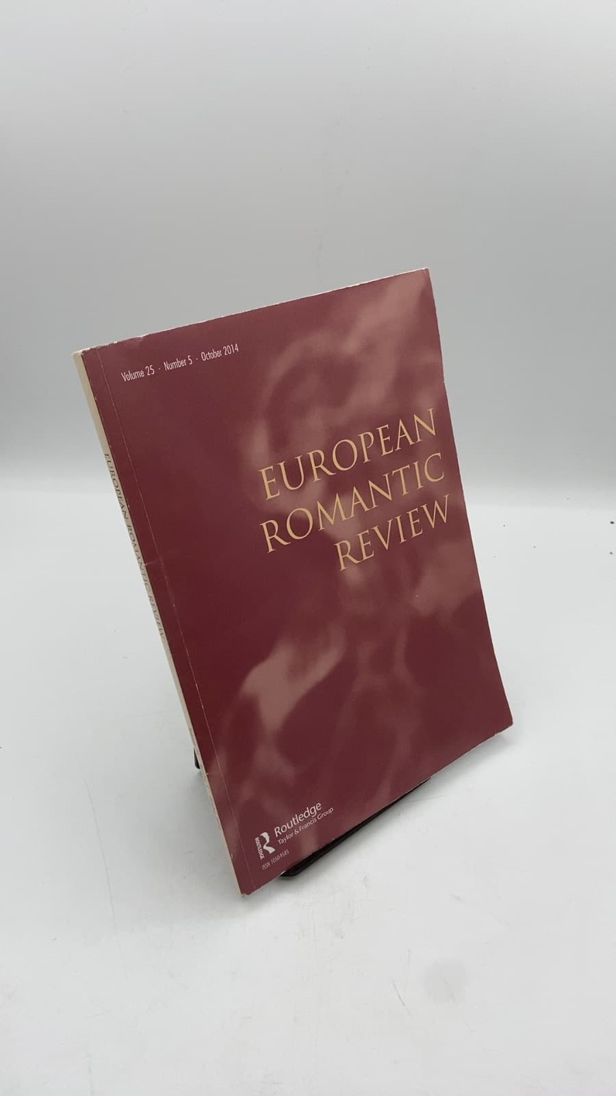 European Romantic Review Vol. 25 No. 5 by unknown (Co-editors: Regina Hewitt, Diane Long Hoeveler) - front cover