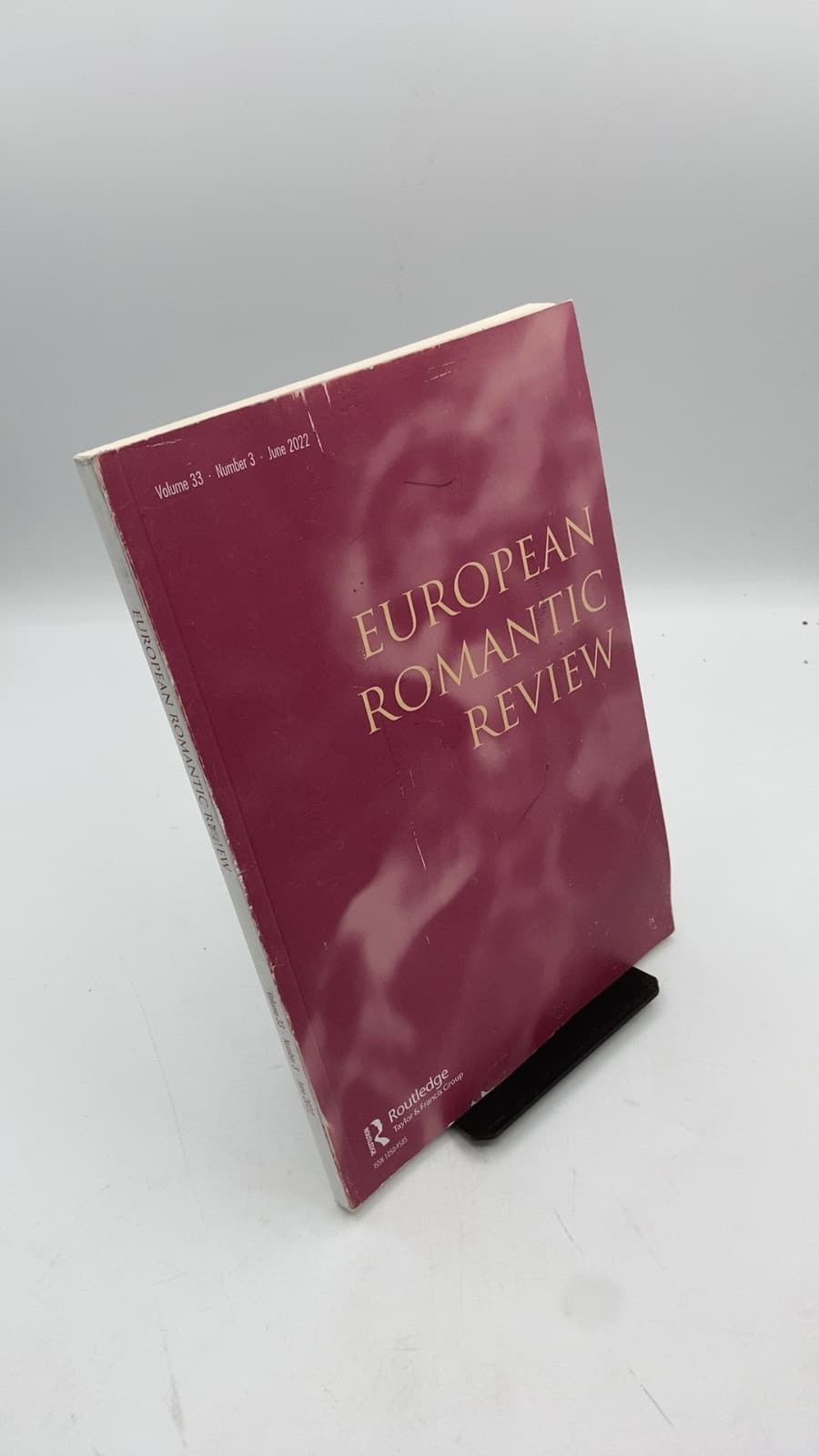 European Romantic Review Vol. 33 No. 3 - front cover