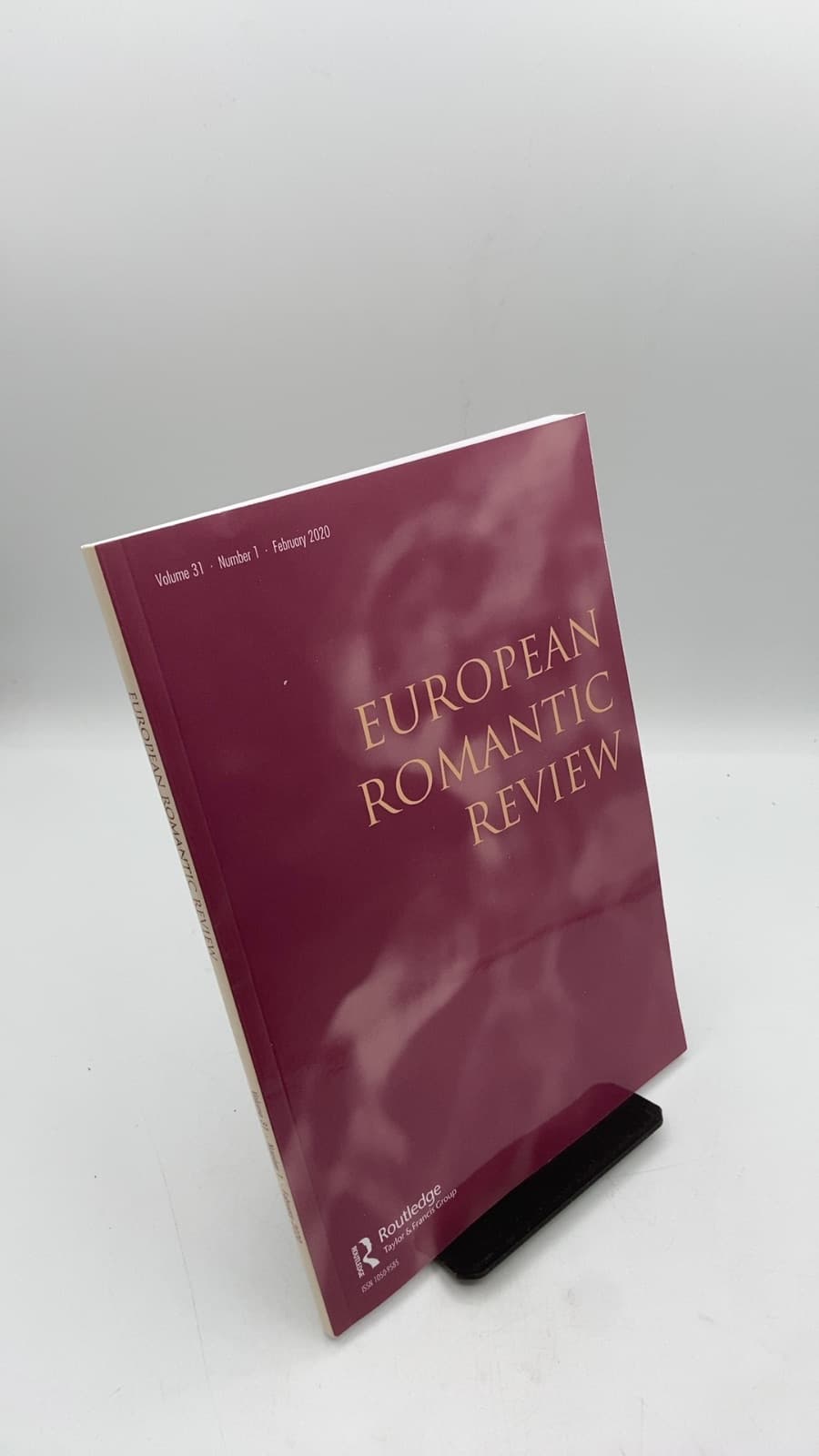 European Romantic Review Vol. 31 No. 1  - front cover