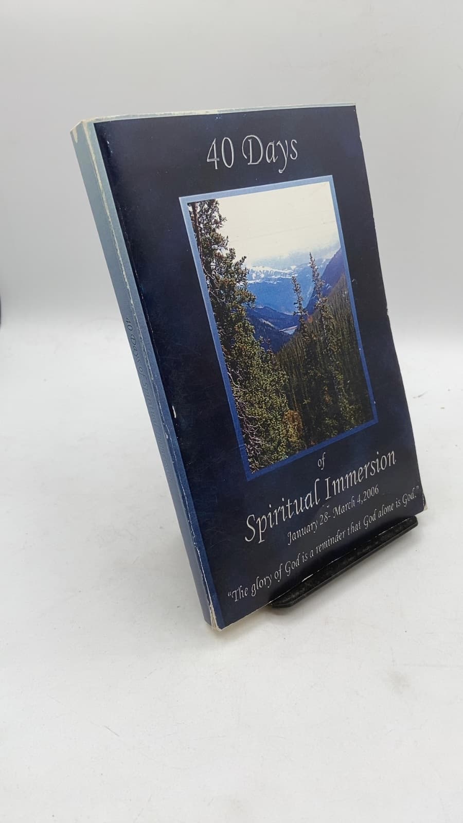40 Days of Spiritual Immersion - front cover