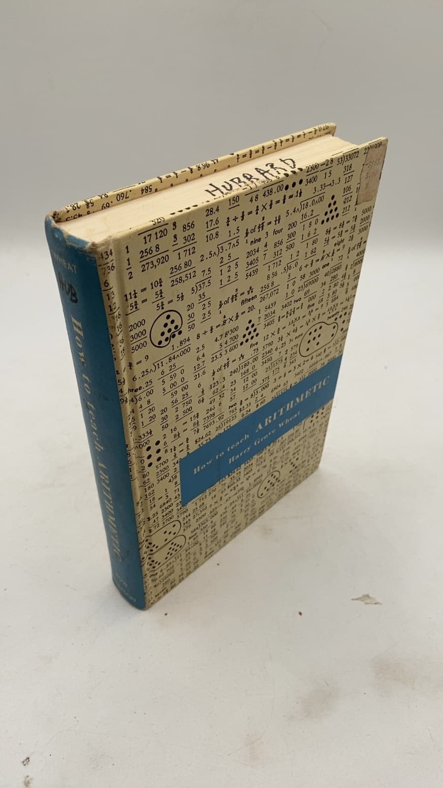 How to teach ARITHMETIC by Harry Grove Wheat - front cover