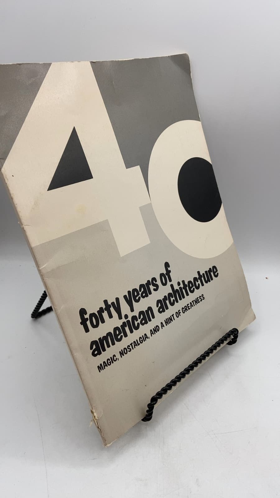 forty years of american architecture - front cover