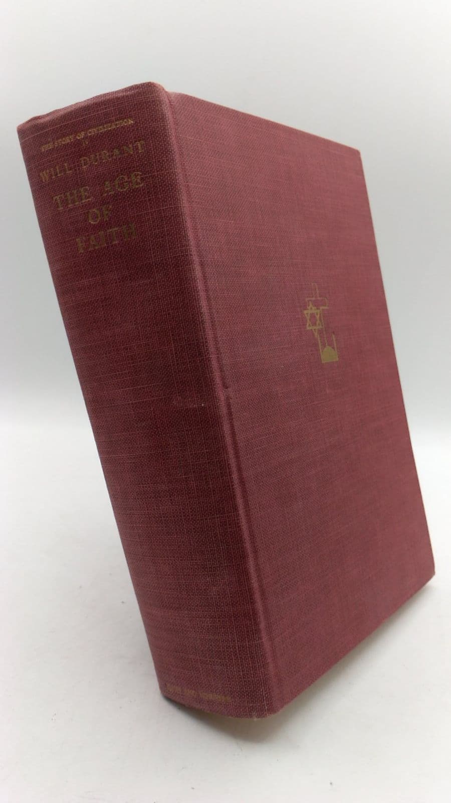 The Age of Faith by Will Durant - front cover