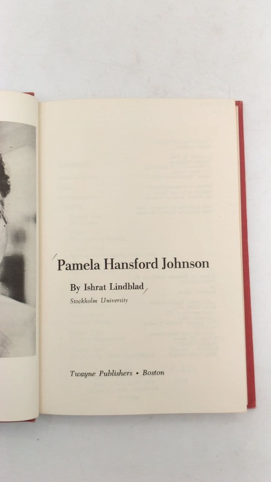 Pamela Hansford Johnson by Ishrat Lindblad - title page