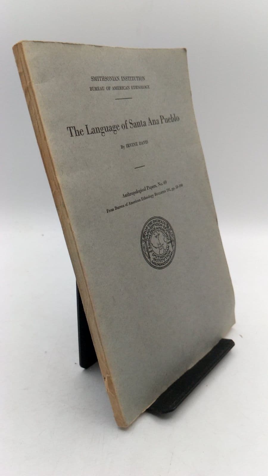 The Language of Santa Ana Pueblo by Irvine Davis - front cover
