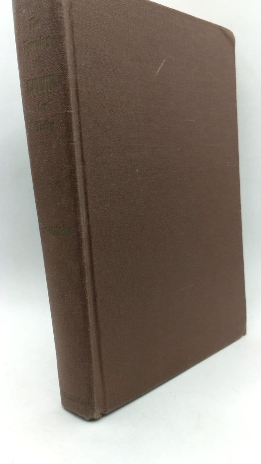 The Teaching of Calvin for Today by Harold J. Whitney - front cover