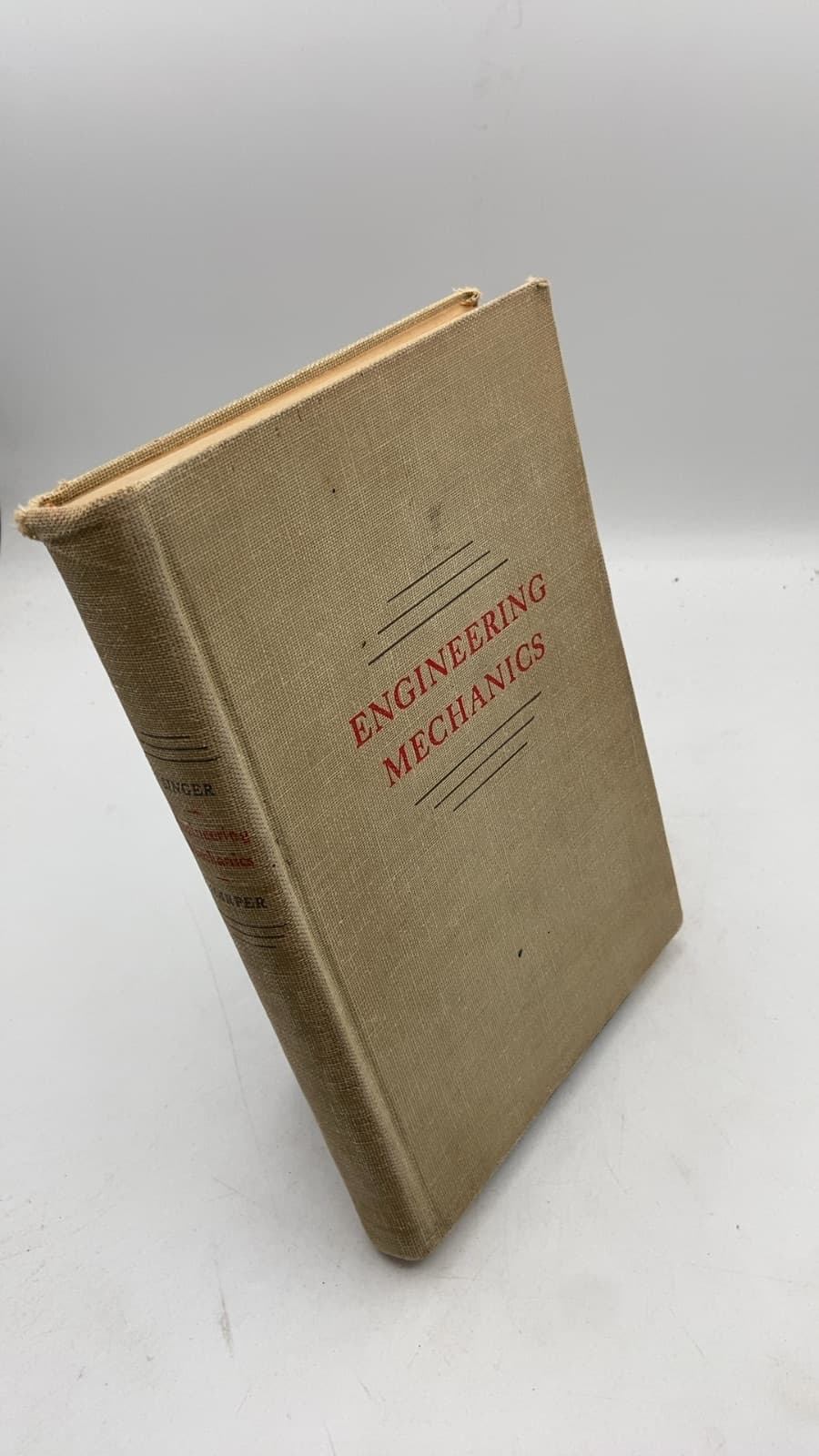 Engineering Mechanics by Ferdinand L. Singer - front cover
