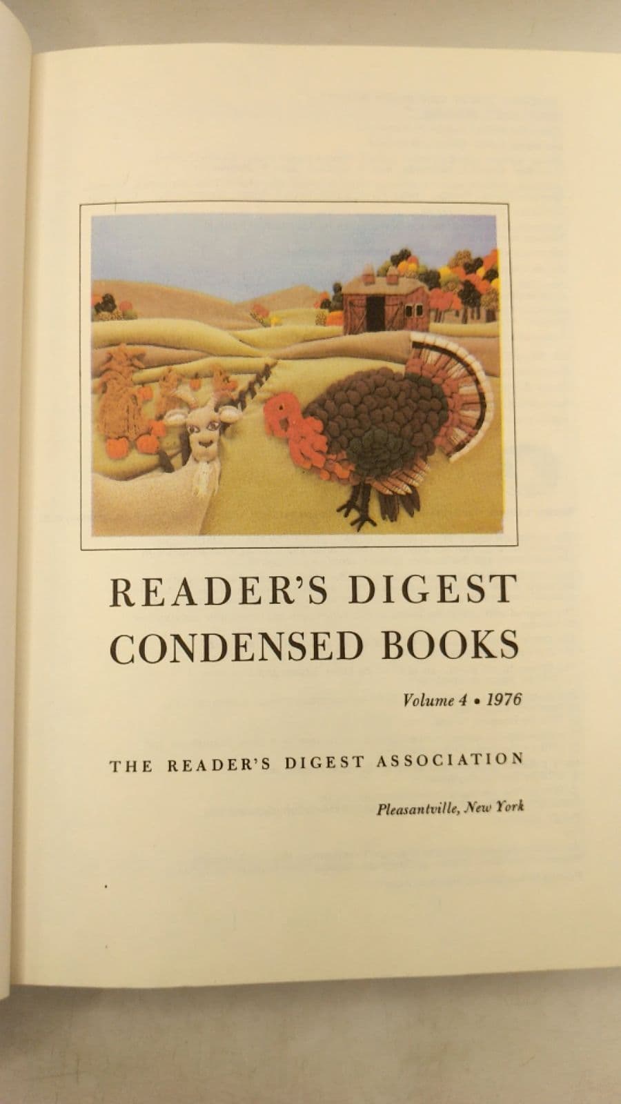 Reader's Digest Condensed Books Volume 4 - title page
