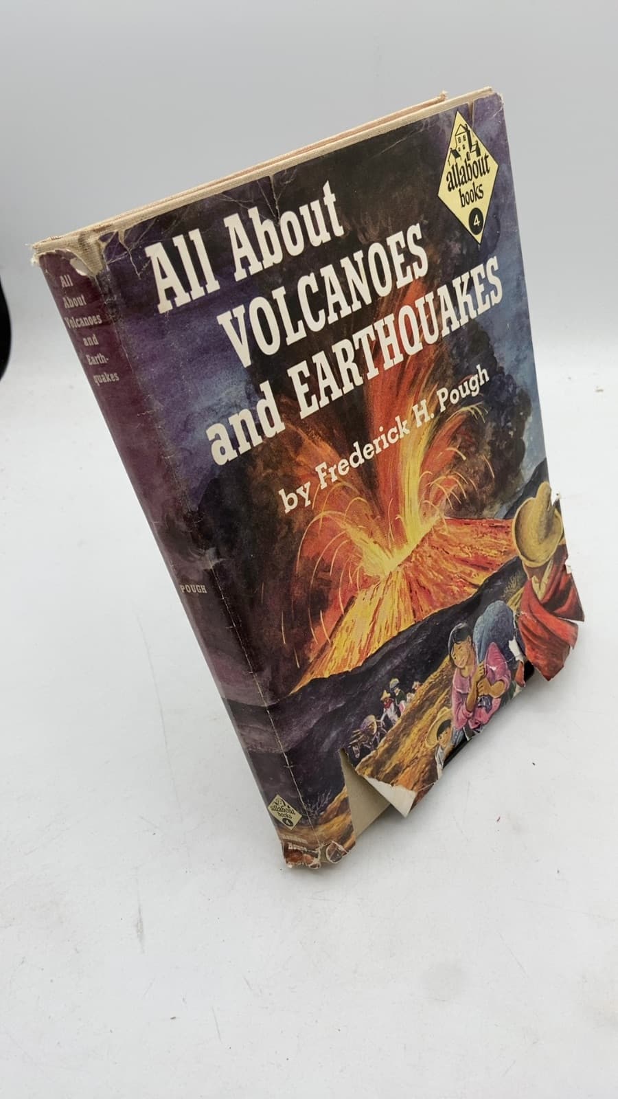 All About Volcanoes and Earthquakes by Frederick H. Pough - front cover